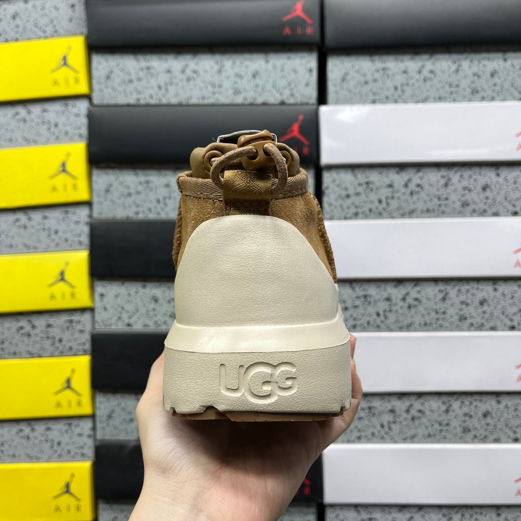 UGG Tasman Slip-On Boots – Chestnut & Cream