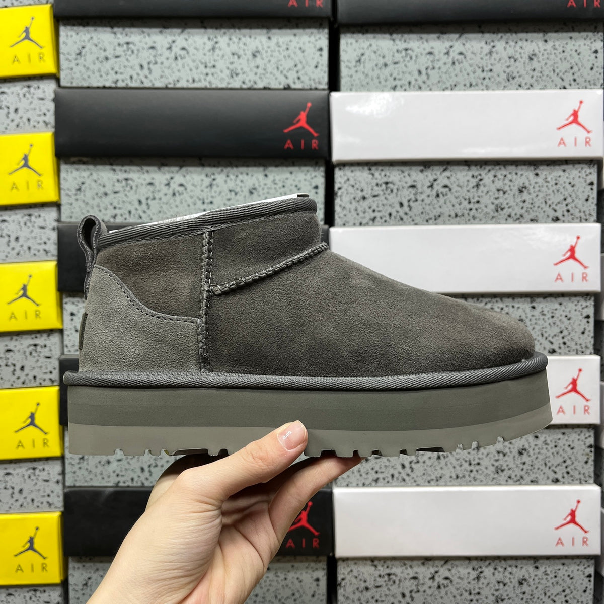 UGG Ultra Mini Platform Boots – Grey