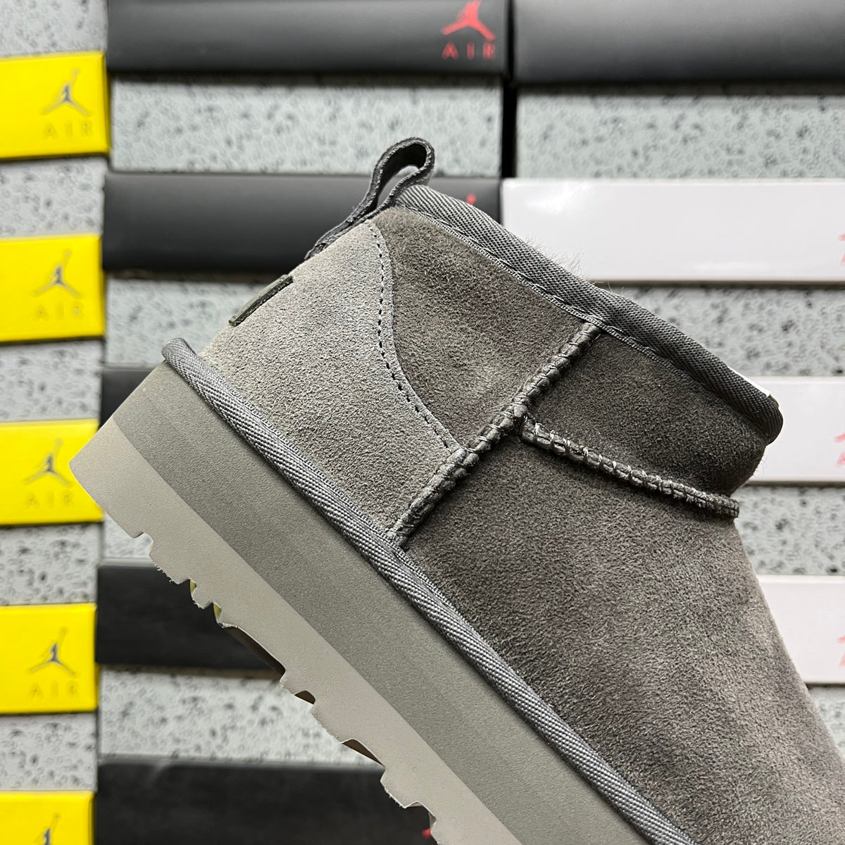 UGG Ultra Mini Platform Boots – Grey