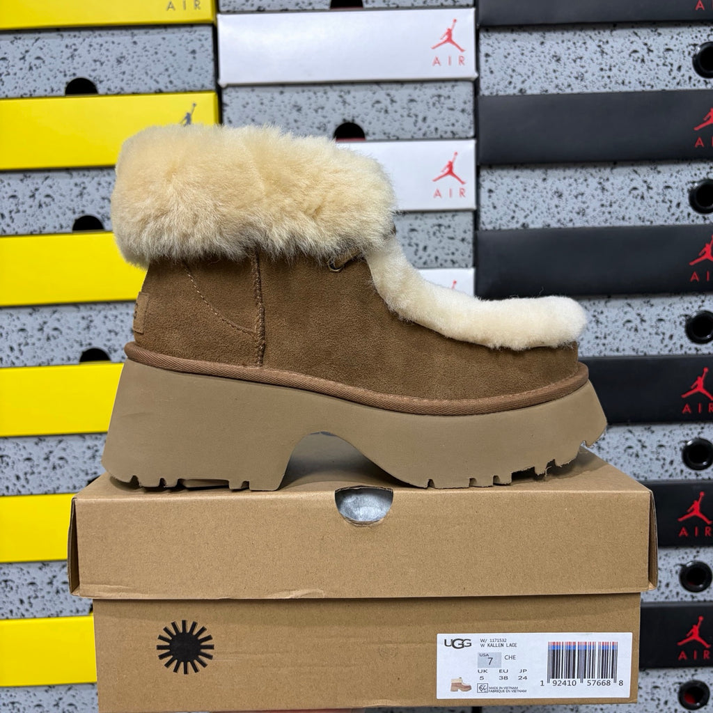 UGG Lace-Up Platform Ankle Boots – Chestnut | W1171532