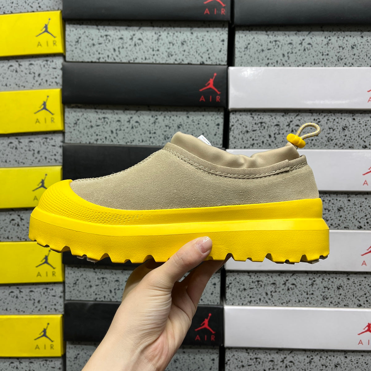 UGG Chunky Slip-On Shoes – Sand & Yellow