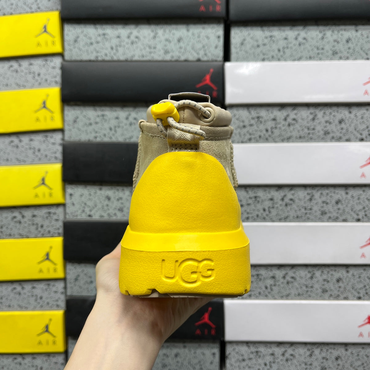 UGG Tasman Slip-On Boots – Sand & Yellow