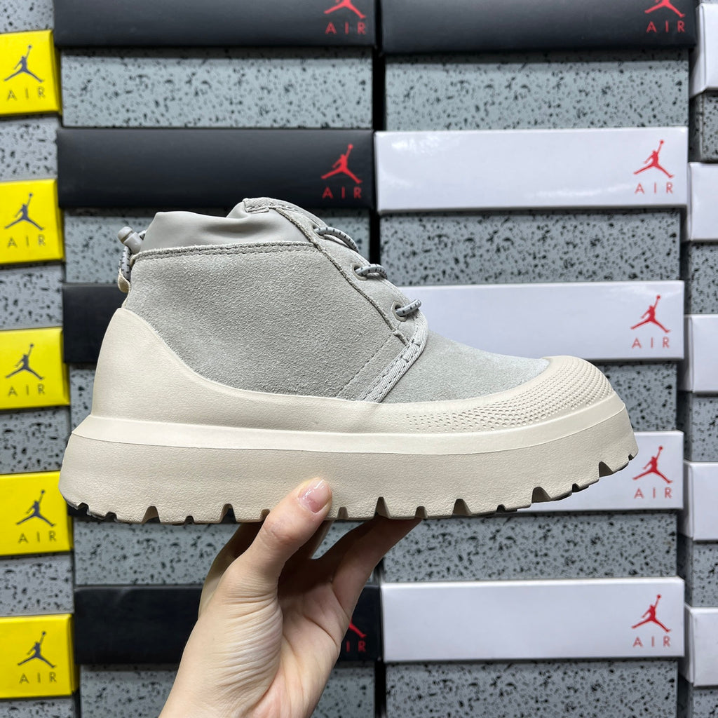 UGG Neumel Lace-Up Boots – Grey & Cream