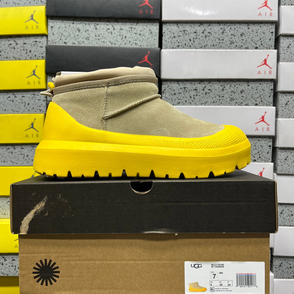 UGG Tasman Slip-On Boots – Sand & Yellow
