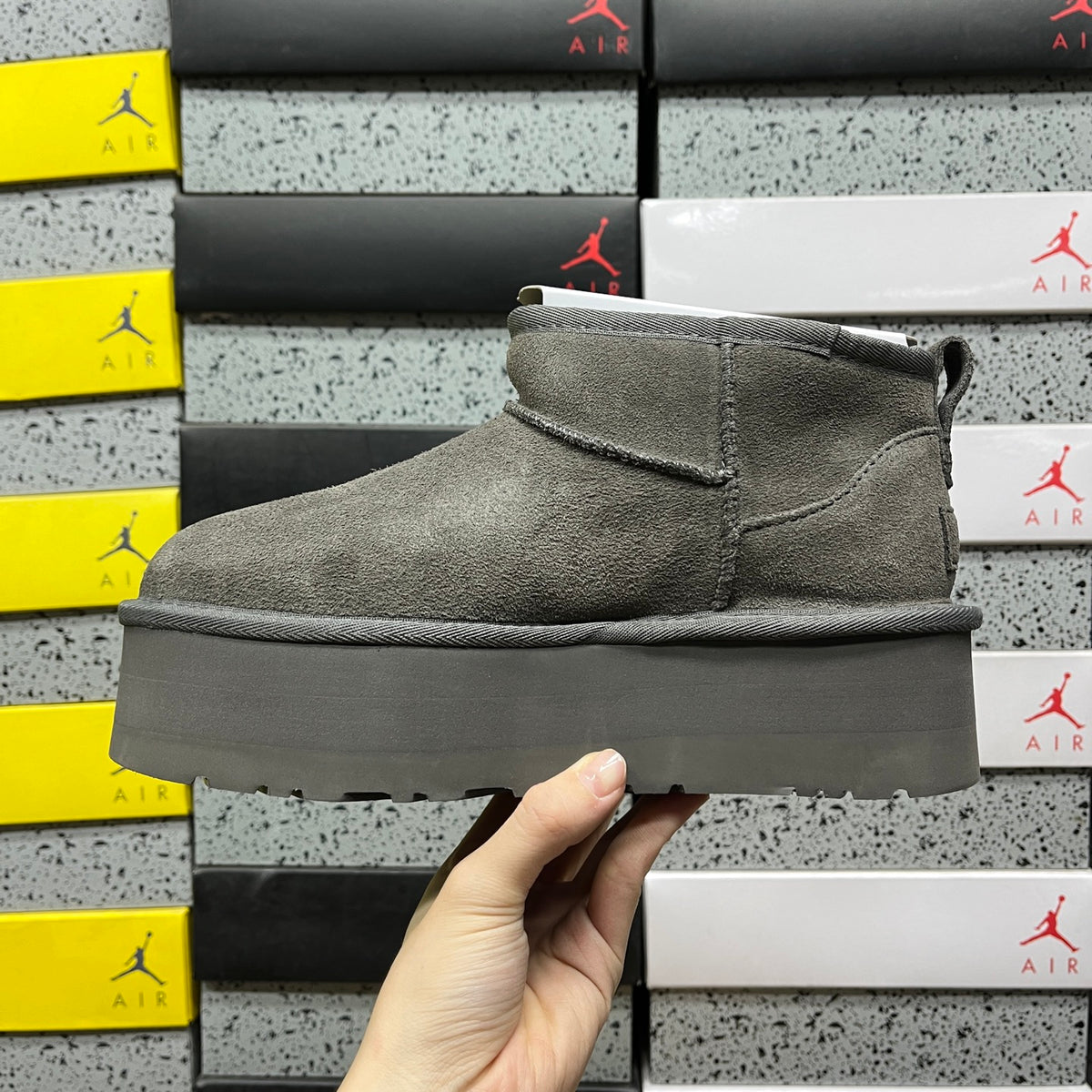 UGG Ultra Mini Platform Boots – Grey