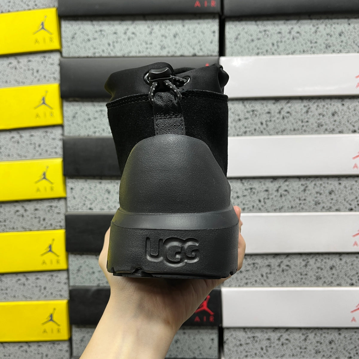 UGG Neumel Lace-Up Boots – Black