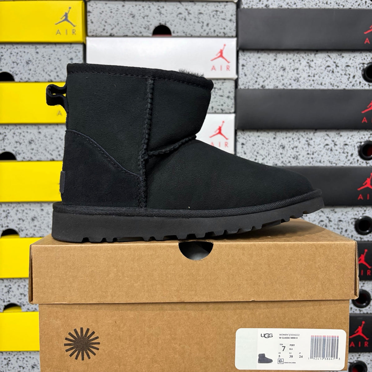 UGG Mini Ankle Boots – Black | 6109