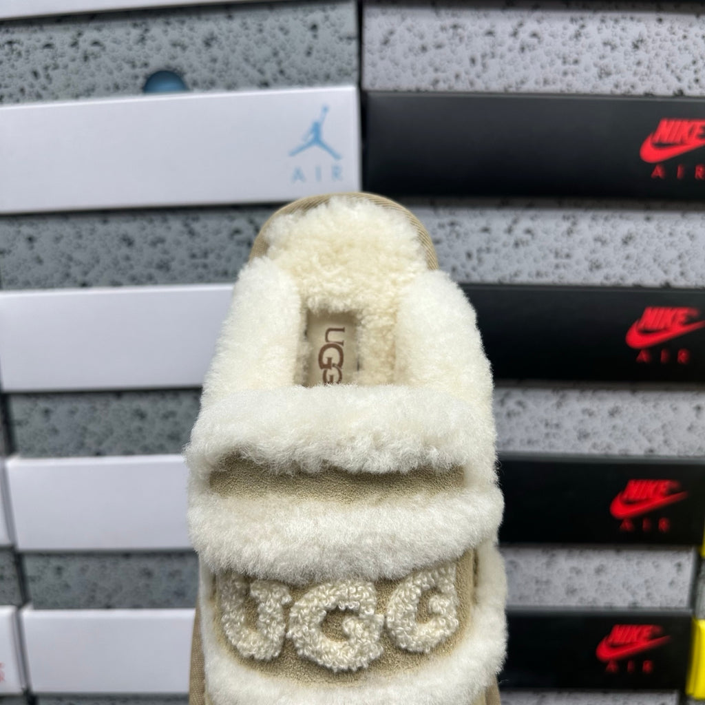 UGG Embroidered Mule Slippers – Sand | 5095