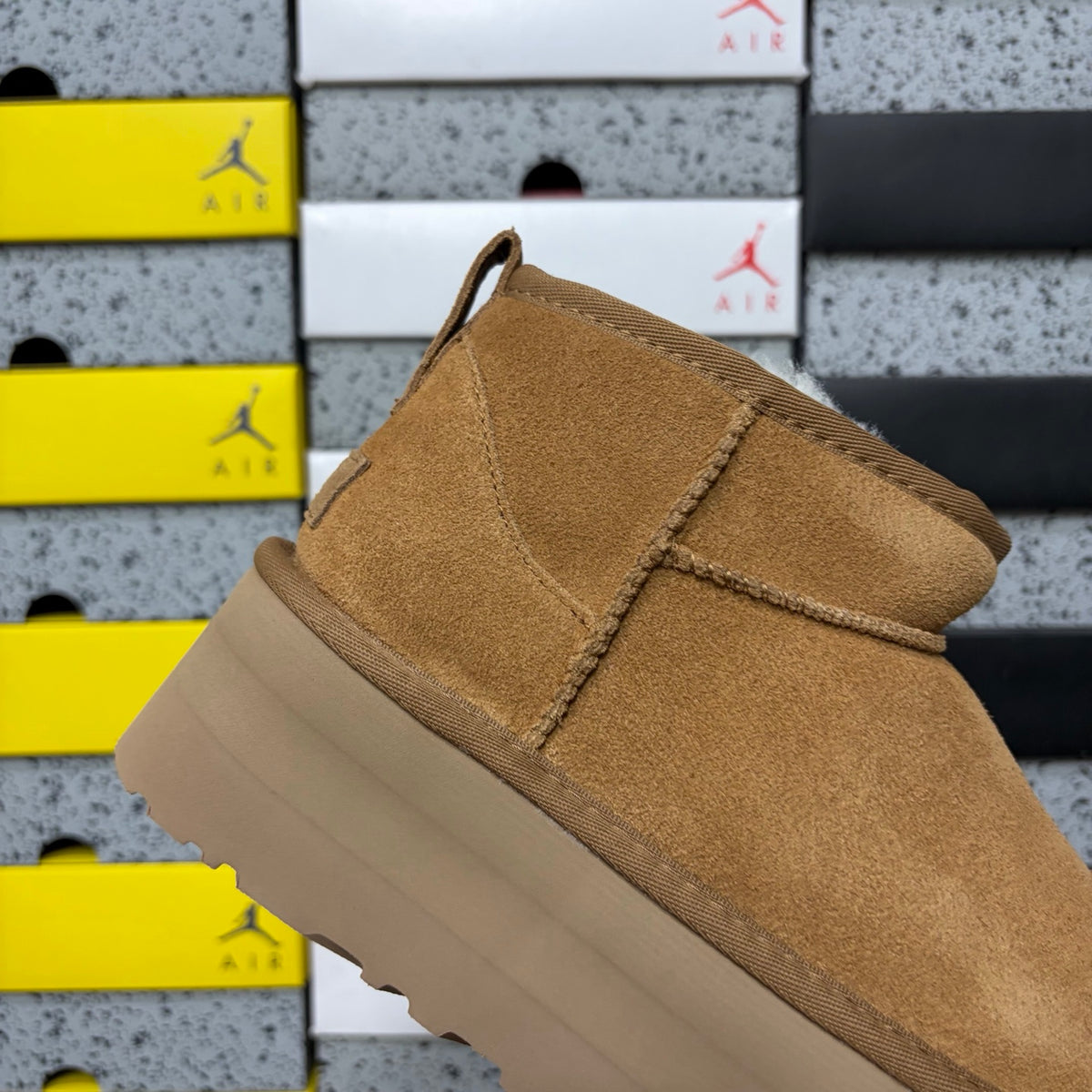 UGG Ultra Mini Platform Boots – Chestnut, 5 cm