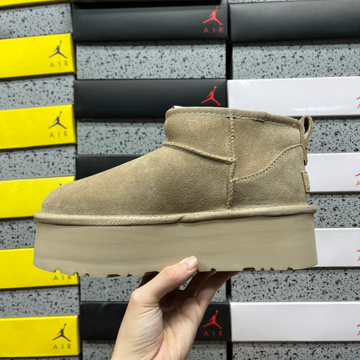 UGG Ultra Mini Platform Boots – Mustard Seed