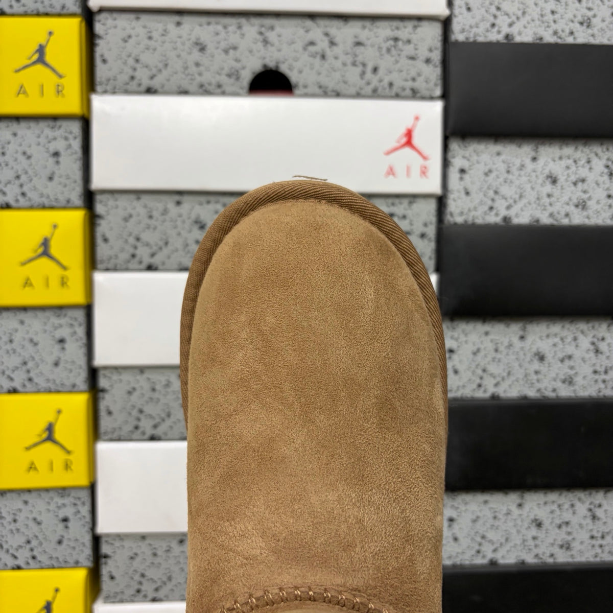 UGG Button-Detail Short Boots – Chestnut