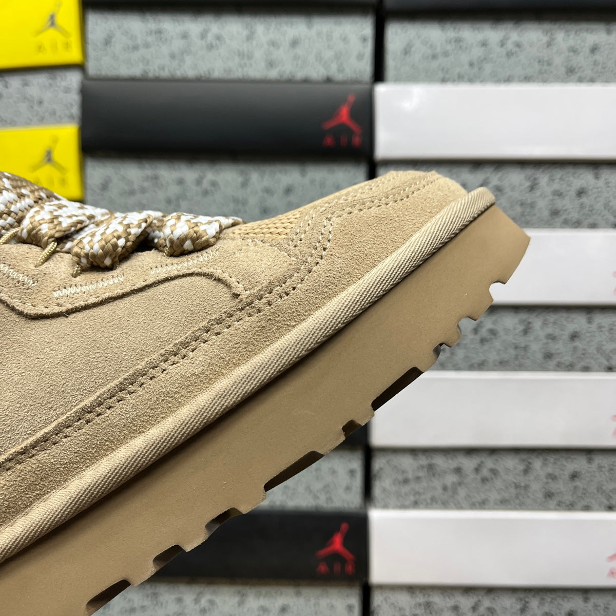 UGG Lowmel Lace-Up Shoes – Sand