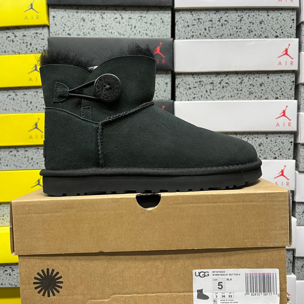 UGG Mini Bailey Button II Boots – Black