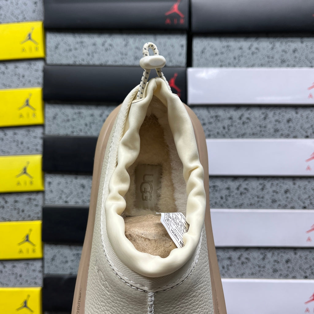 UGG Chunky Slip-On Shoes – Cream White & Tan