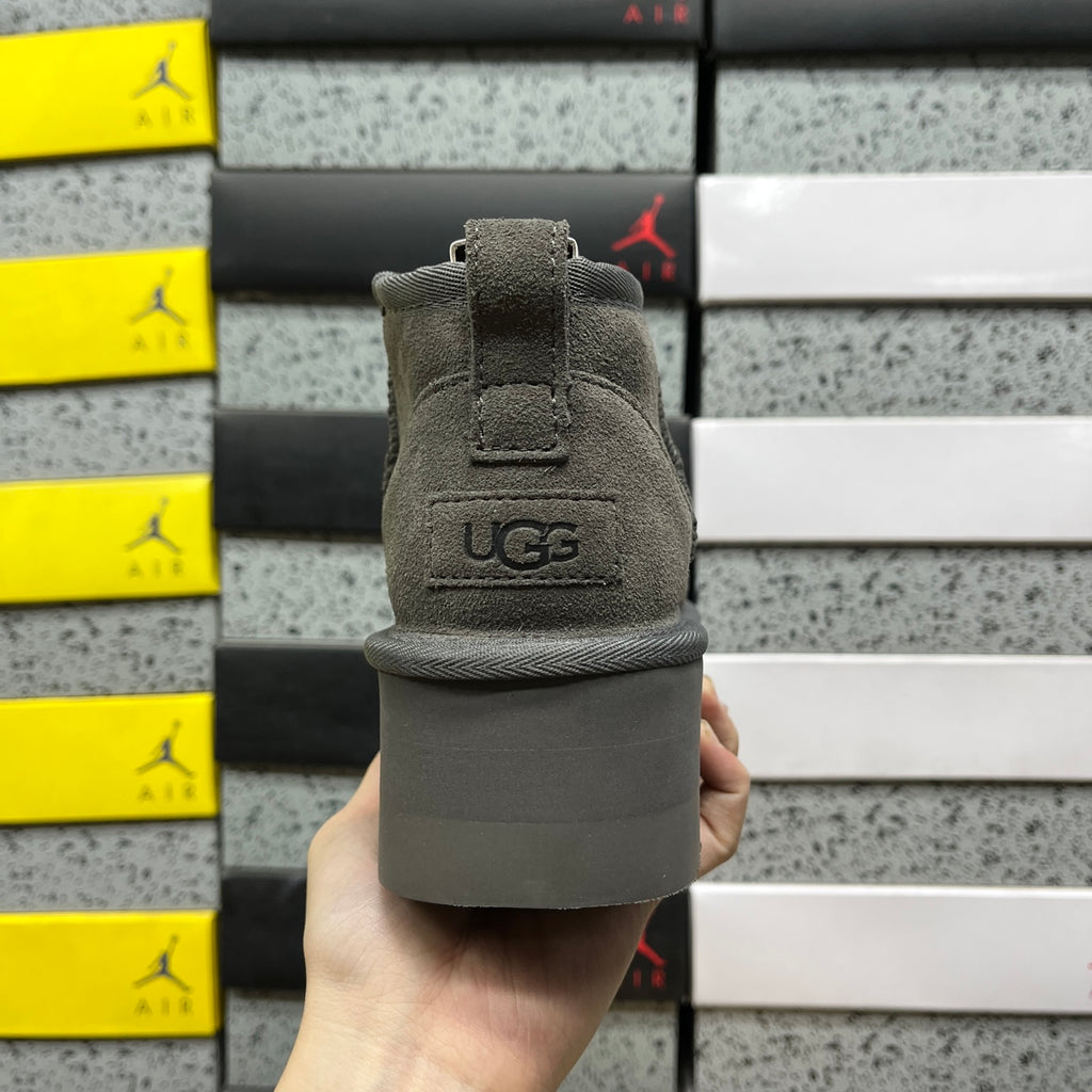 UGG Ultra Mini Platform Boots – Grey