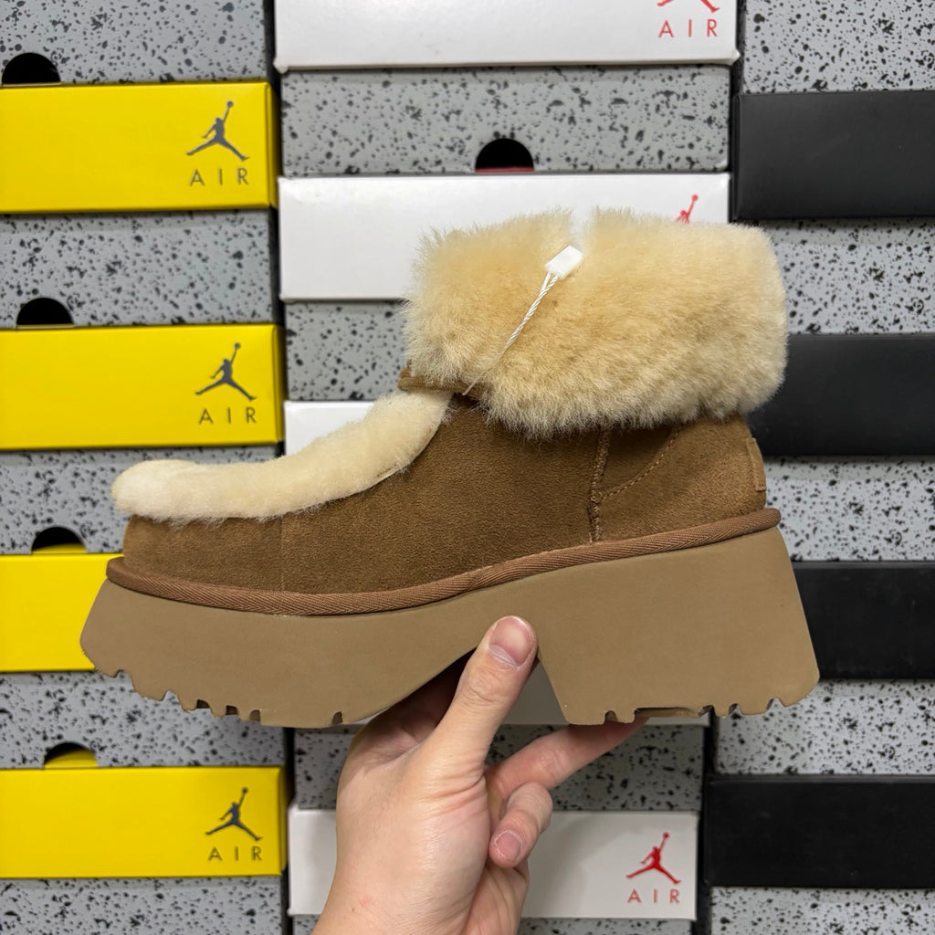 UGG Lace-Up Platform Ankle Boots – Chestnut | W1171532