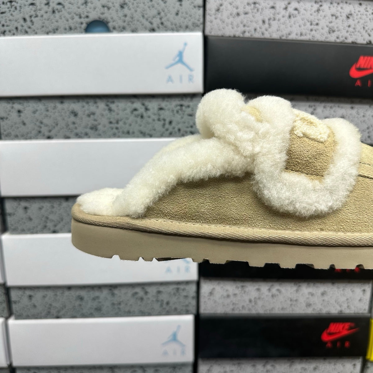 UGG Embroidered Mule Slippers – Sand | 5095