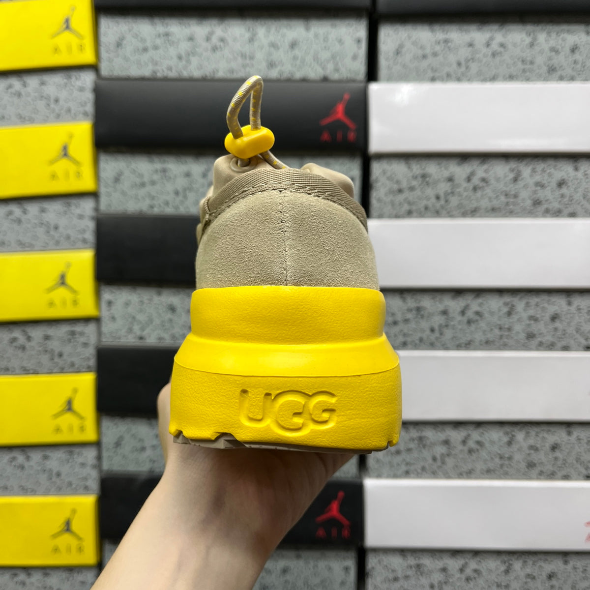 UGG Chunky Slip-On Shoes – Sand & Yellow
