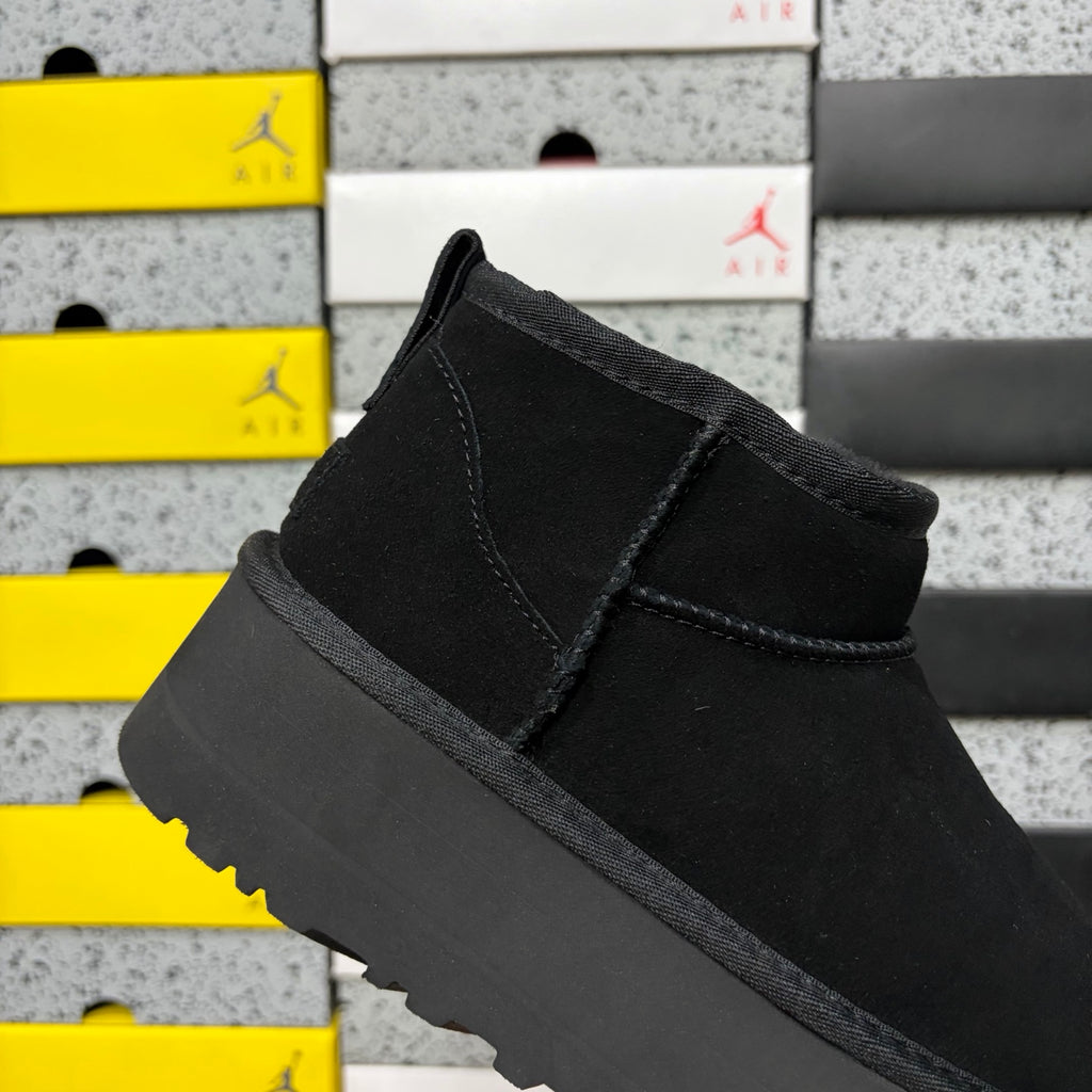 UGG Ultra Mini Platform Boots – Black, 5 cm