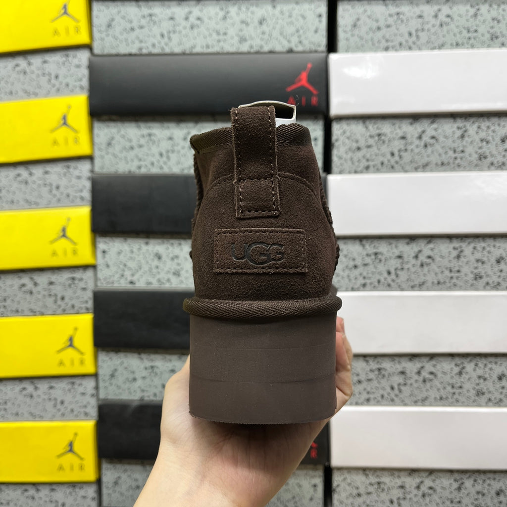 UGG Ultra Mini Platform Boots – Chocolate Brown