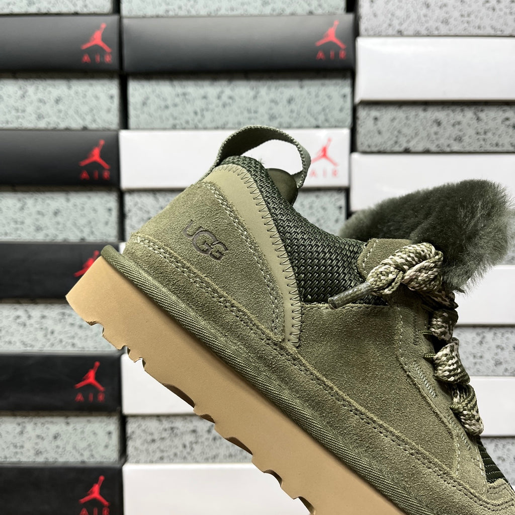 UGG Lowmel Lace-Up Shoes – Moss Green