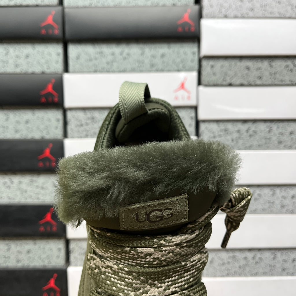 UGG Lowmel Lace-Up Shoes – Moss Green