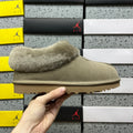 UGG Tazzette Plush-Collar Slip-On Shoes – Antelope Brown