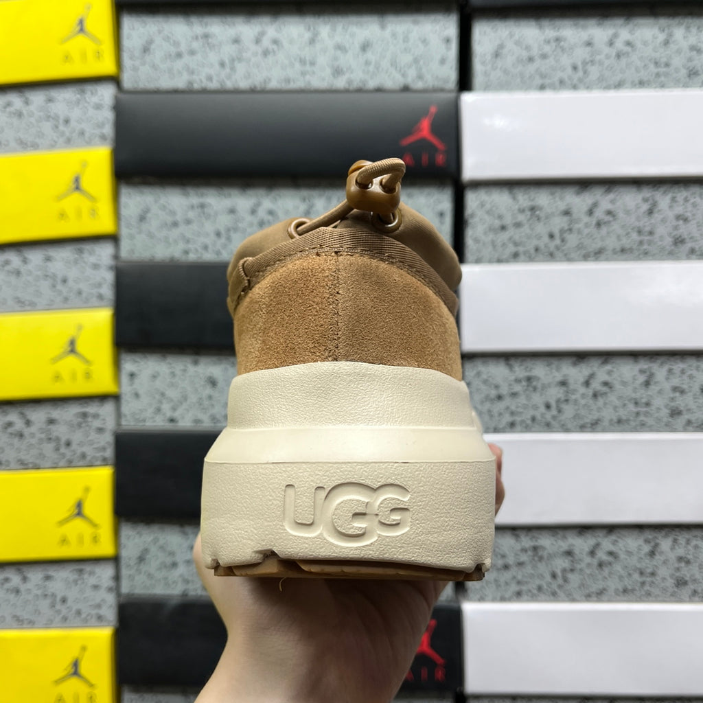 UGG Chunky Slip-On Shoes – Chestnut & Cream