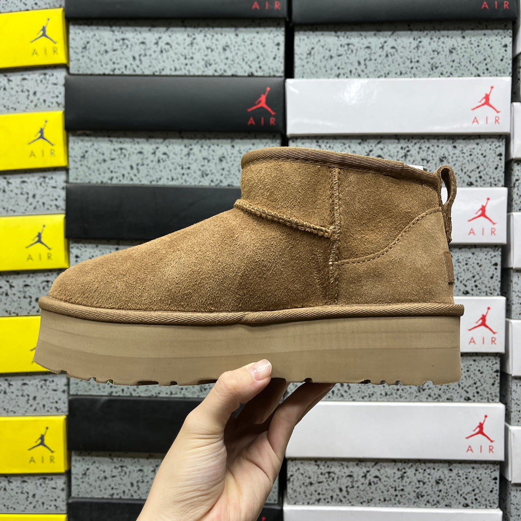 UGG Ultra Mini Platform Boots – Chestnut