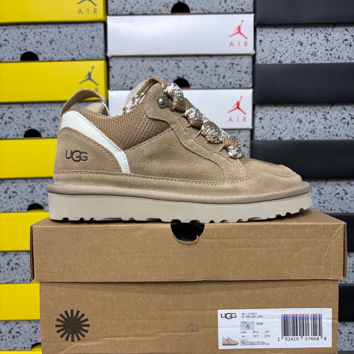 UGG Chunky Lace-Up Sneakers – Sand | 14403211