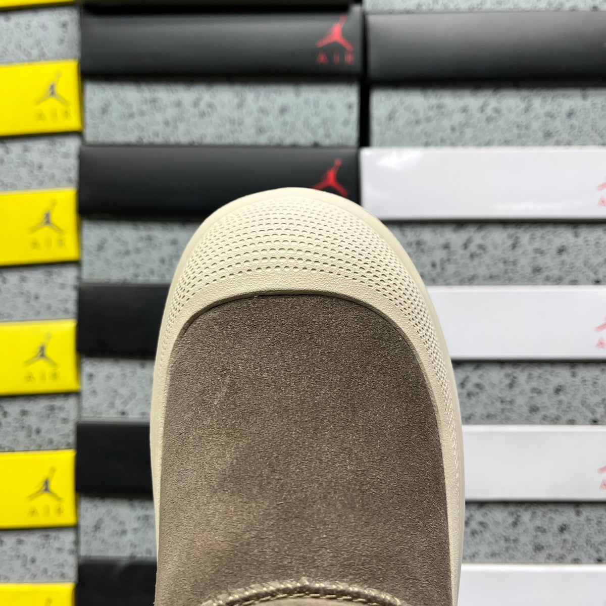 UGG Tasman Slip-On Boots – Olive & Cream