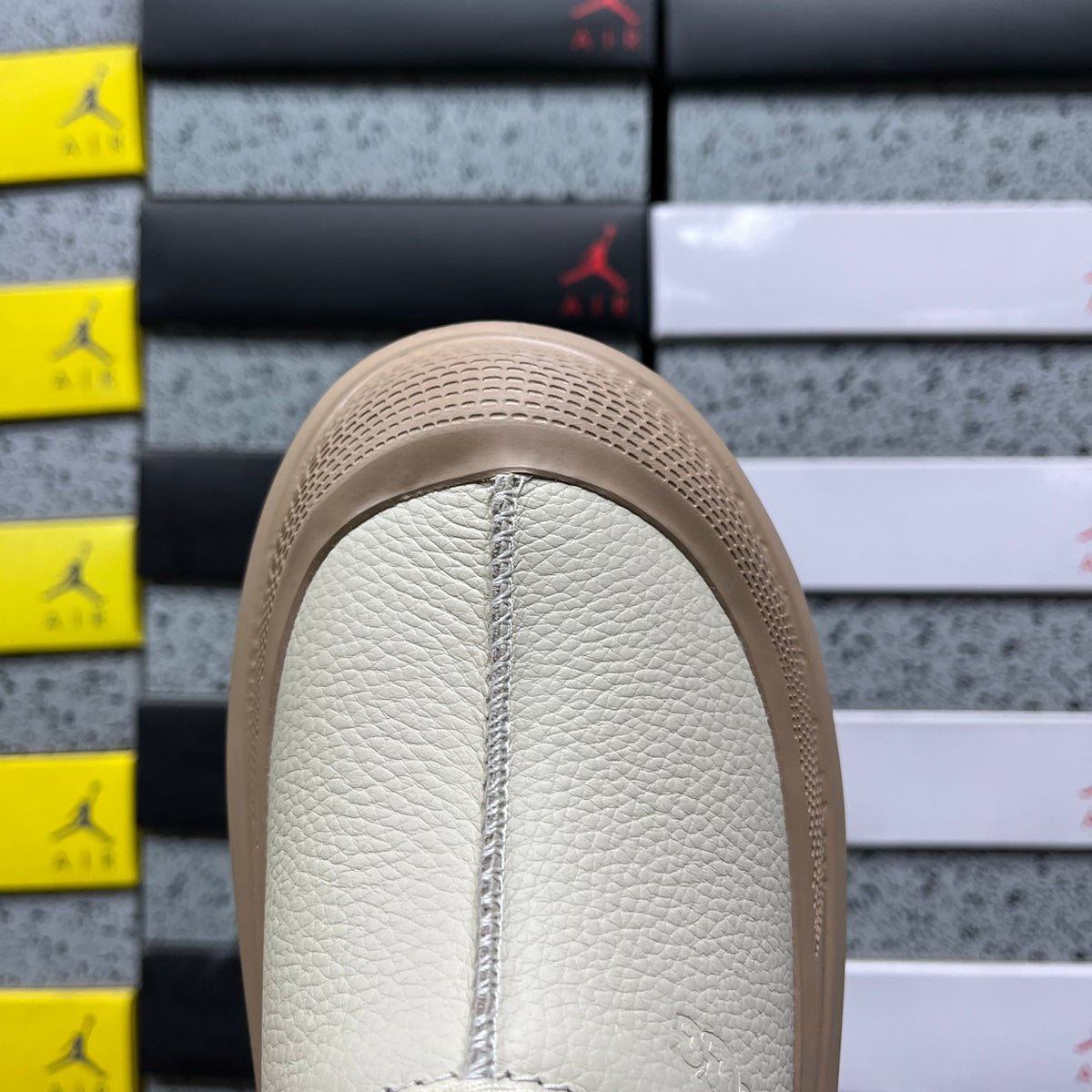 UGG Chunky Slip-On Shoes – Cream White & Tan