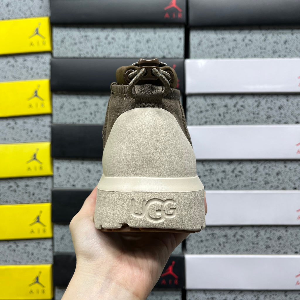 UGG Tasman Slip-On Boots – Olive & Cream