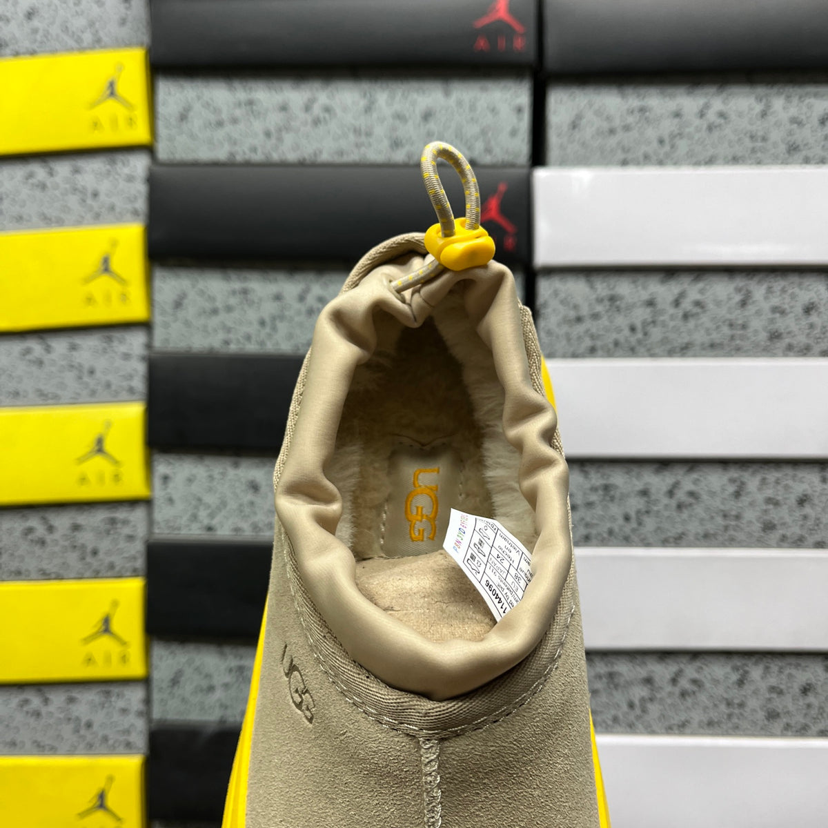 UGG Chunky Slip-On Shoes – Sand & Yellow