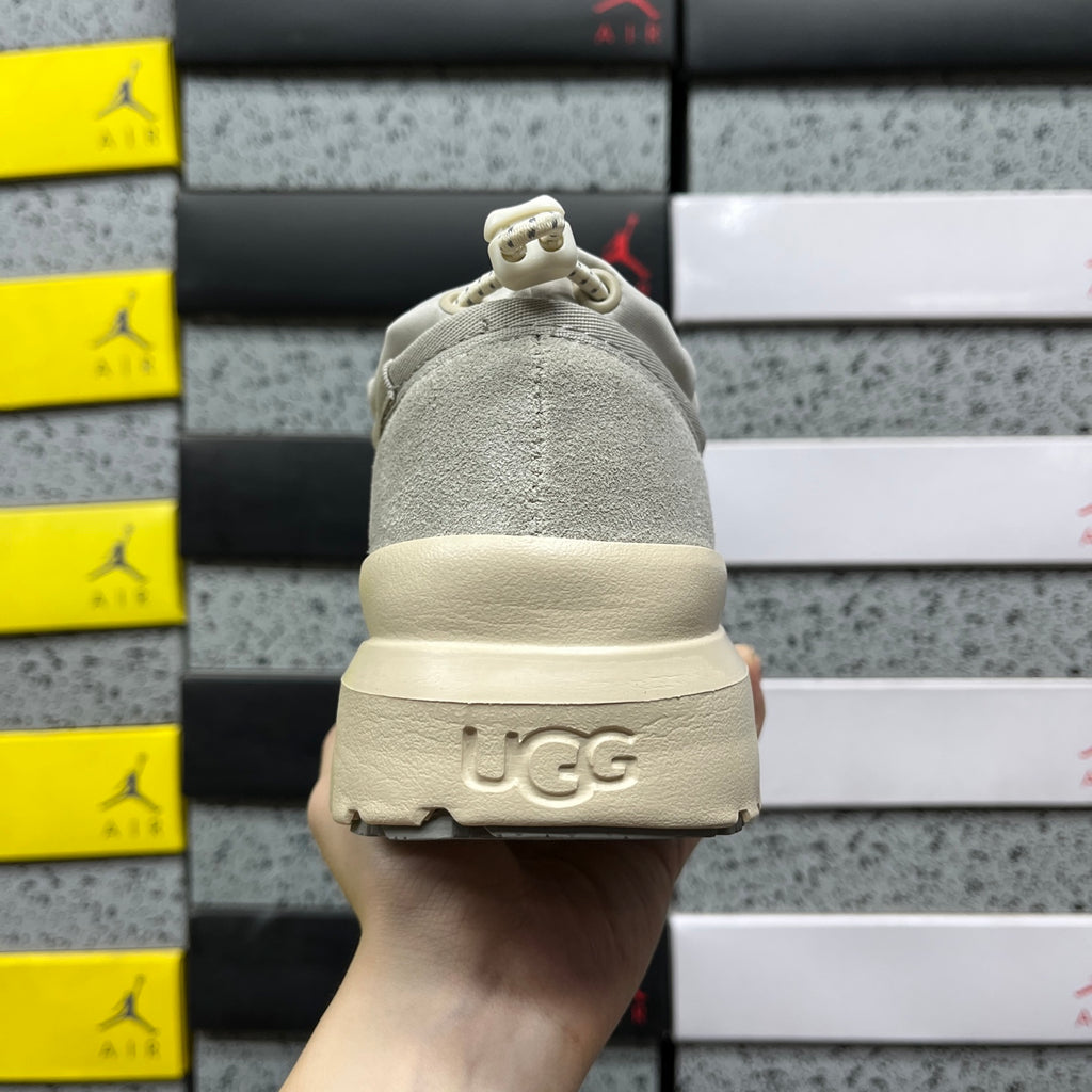 UGG Slip-On Platform Shoes – Mist Gray & Cream