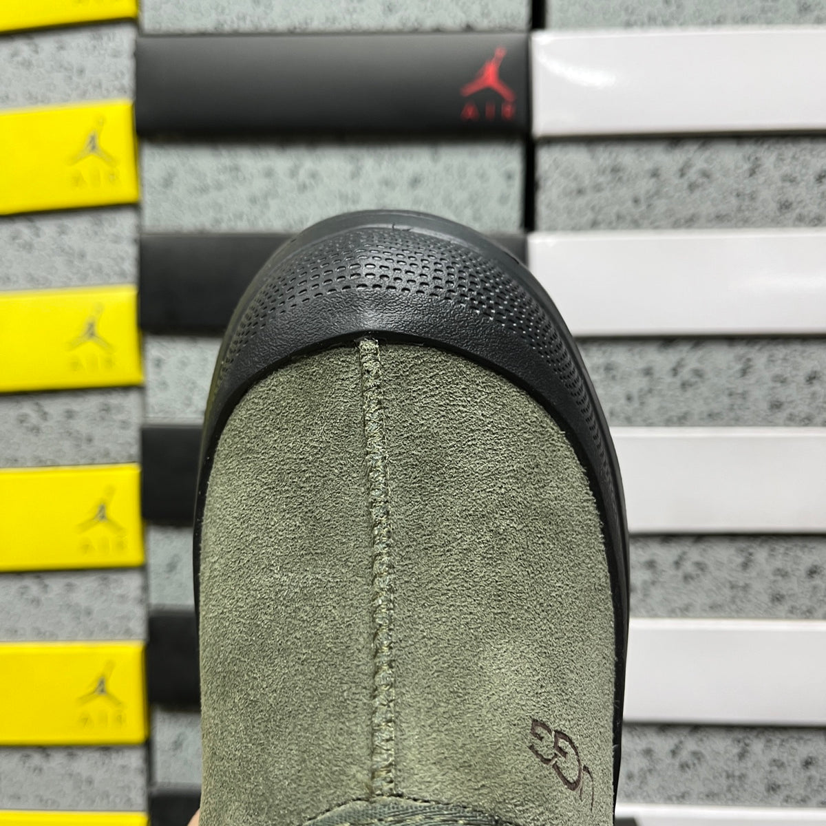 UGG Chunky Slip-On Shoes – Olive Green & Black