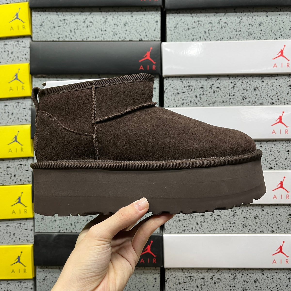 UGG Ultra Mini Platform Boots – Chocolate Brown