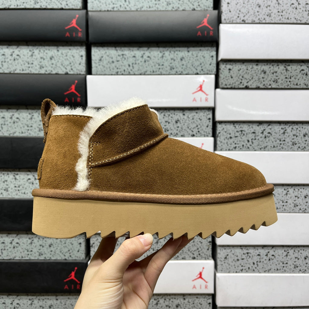 UGG Platform Mini Ankle Boots – Chestnut | 1184115