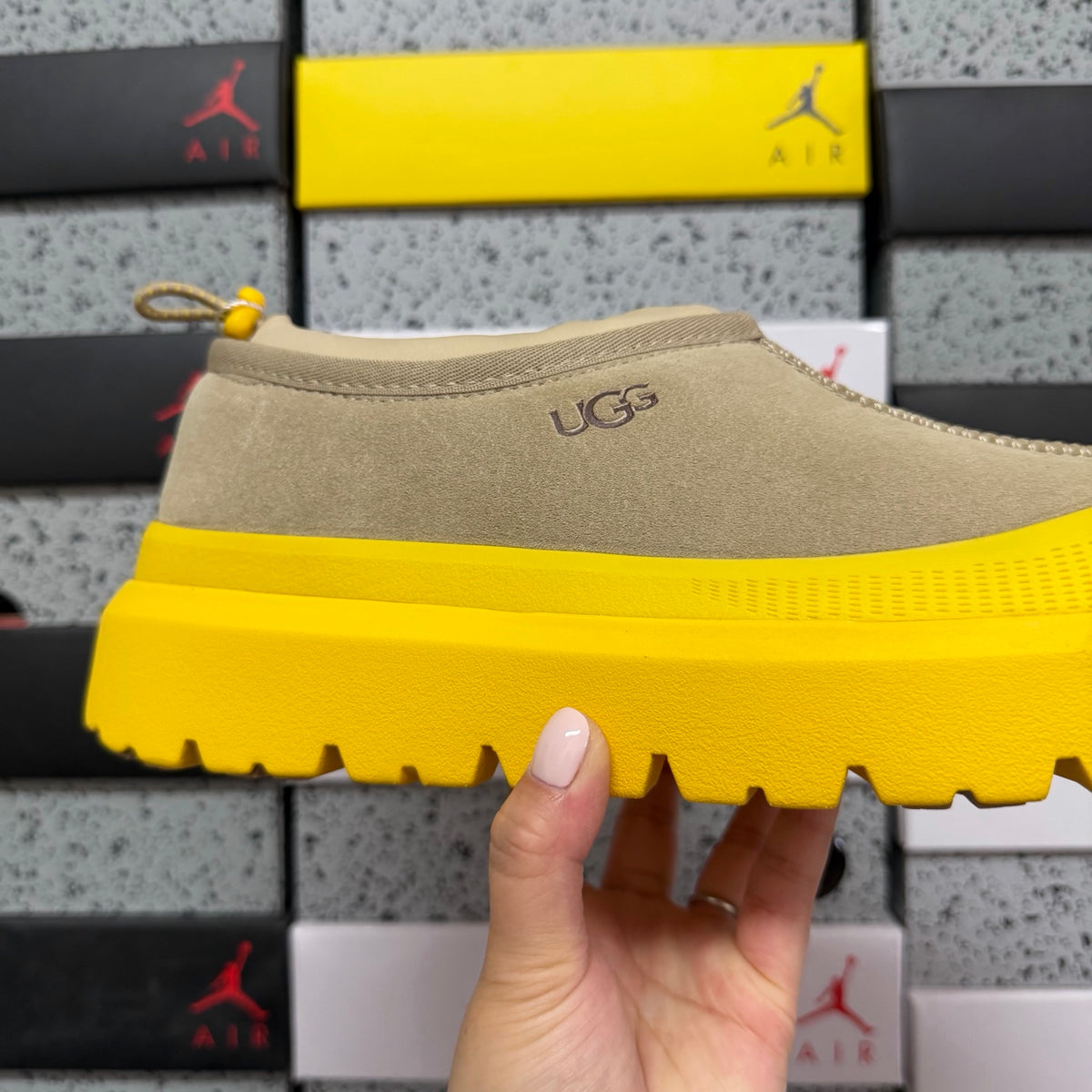 UGG Chunky-Sole Slip-On Shoes – Yellow | 4096
