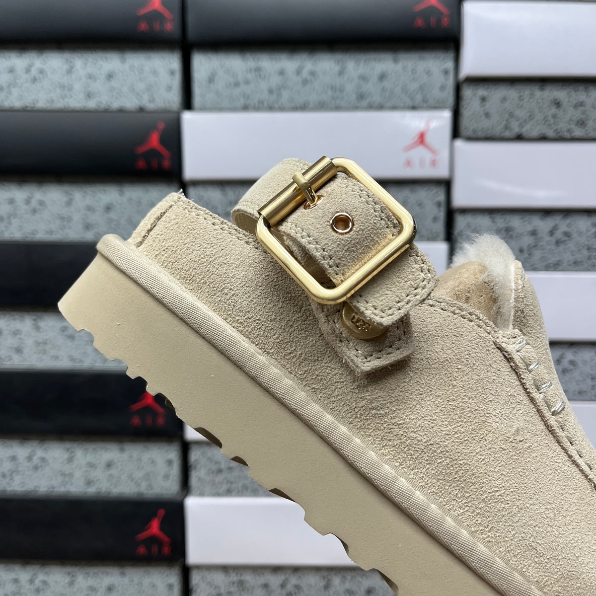 UGG Buckle-Strap Clogs – Mustard Seed