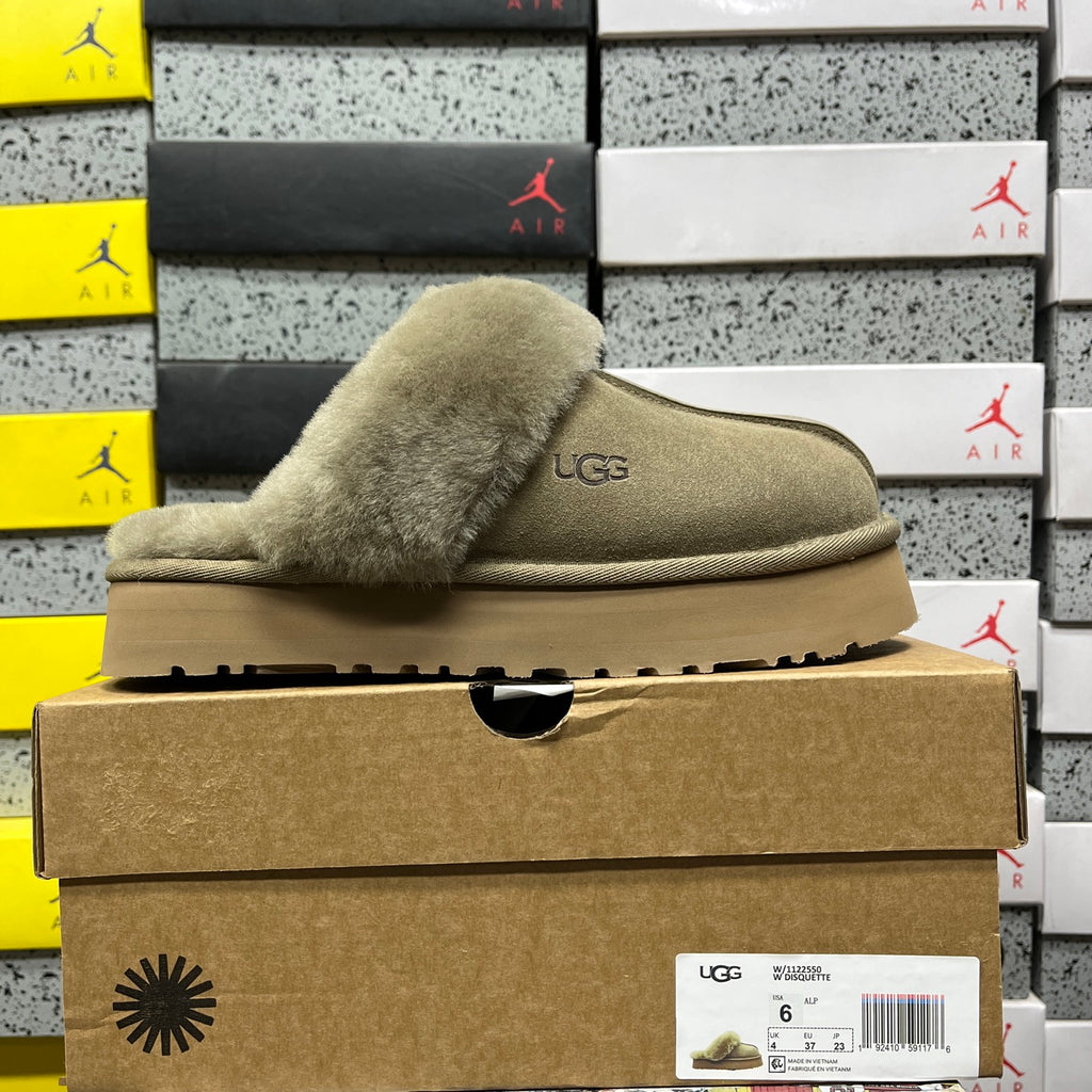 UGG Disquette Platform Slippers – Antelope Brown