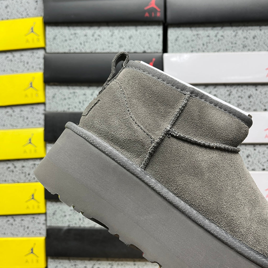 UGG Ultra Mini Platform Boots – Grey