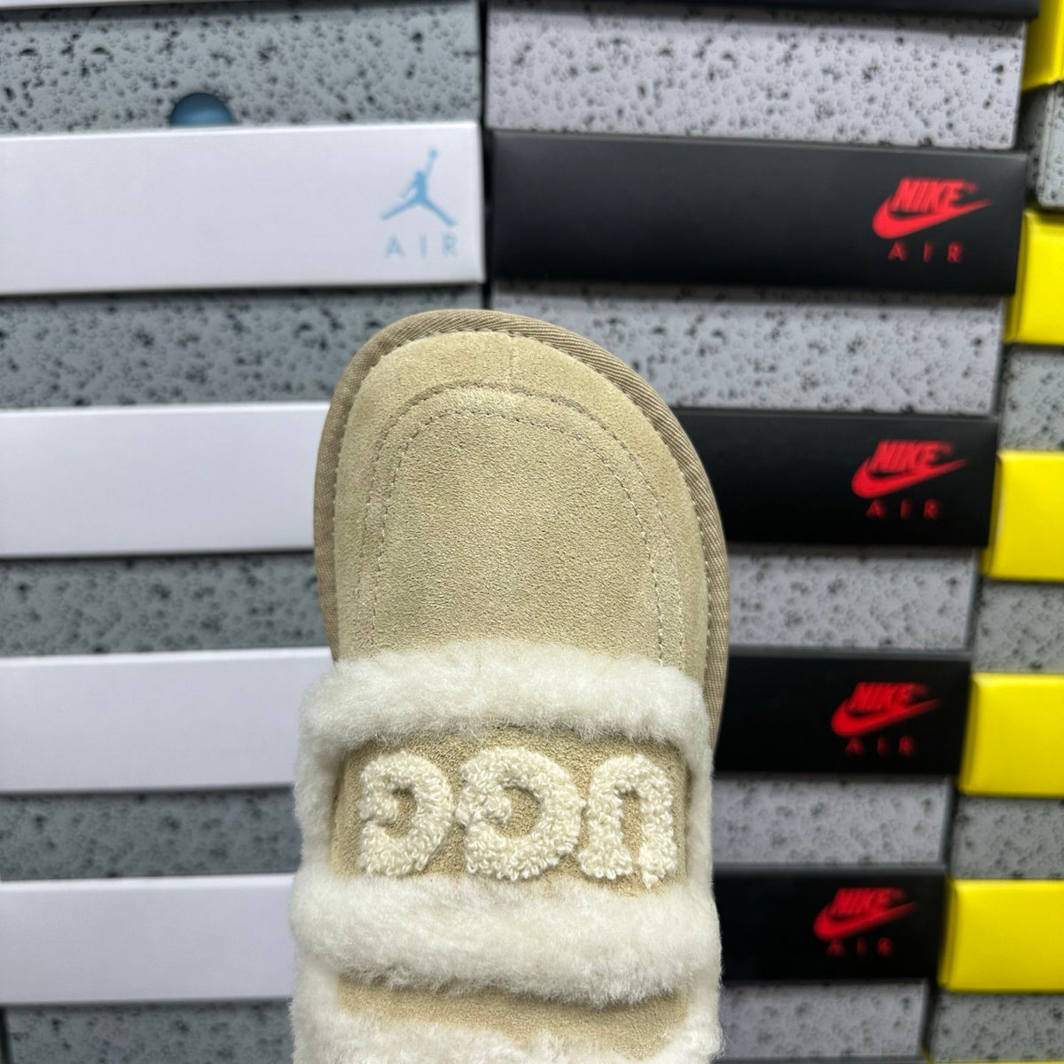 UGG Embroidered Mule Slippers – Sand | 5095