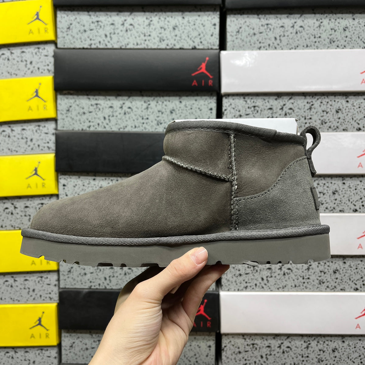 UGG Classic Ultra Mini Boots – Grey