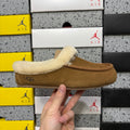 UGG Fluffy-Collar Moccasin Slippers – Chestnut | W1171391
