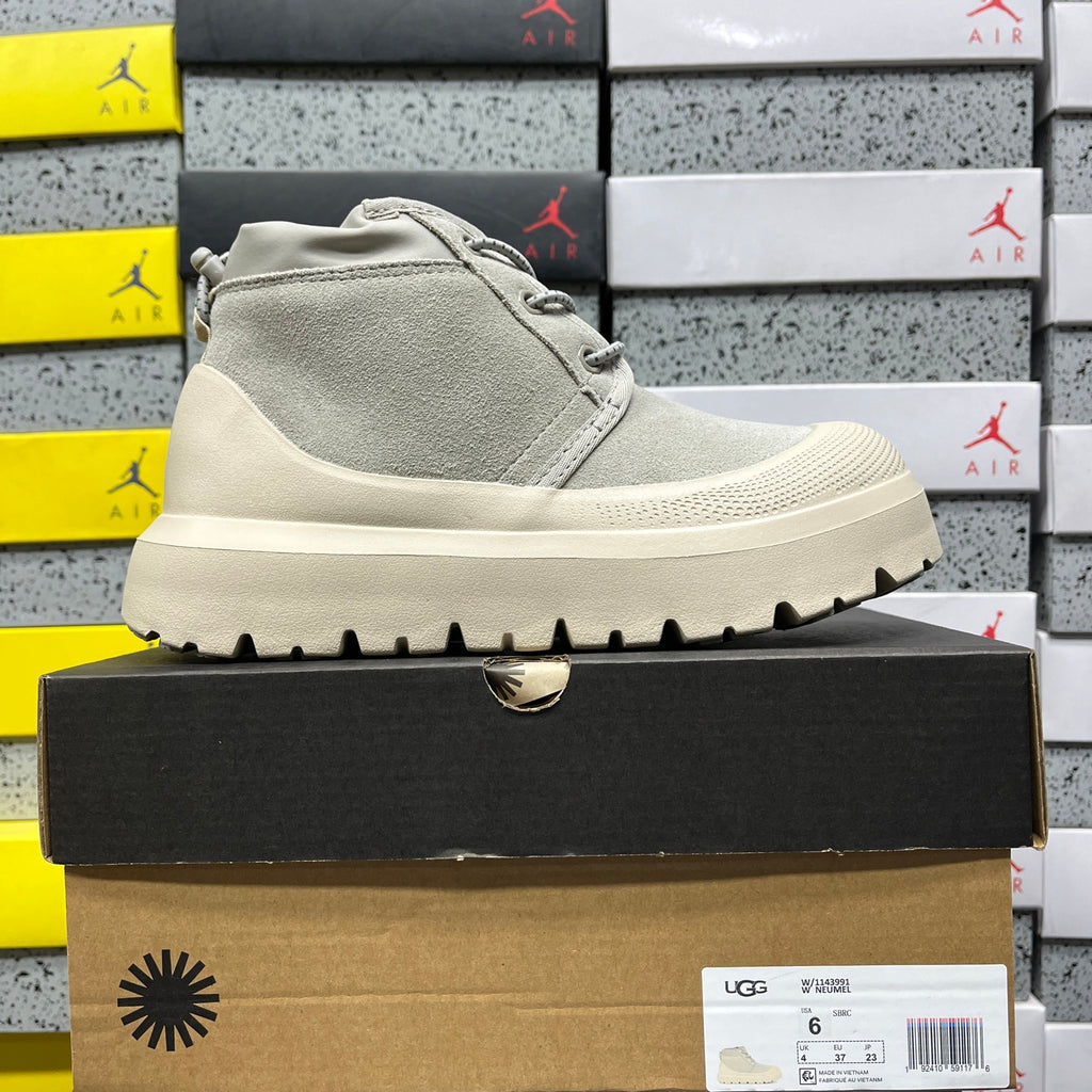 UGG Neumel Lace-Up Boots – Grey & Cream