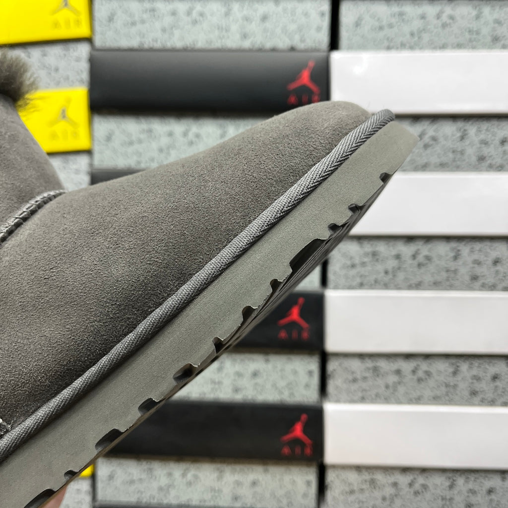 UGG Mini Bailey Button II Boots – Grey