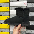 UGG Button-Detail Short Boots – Black