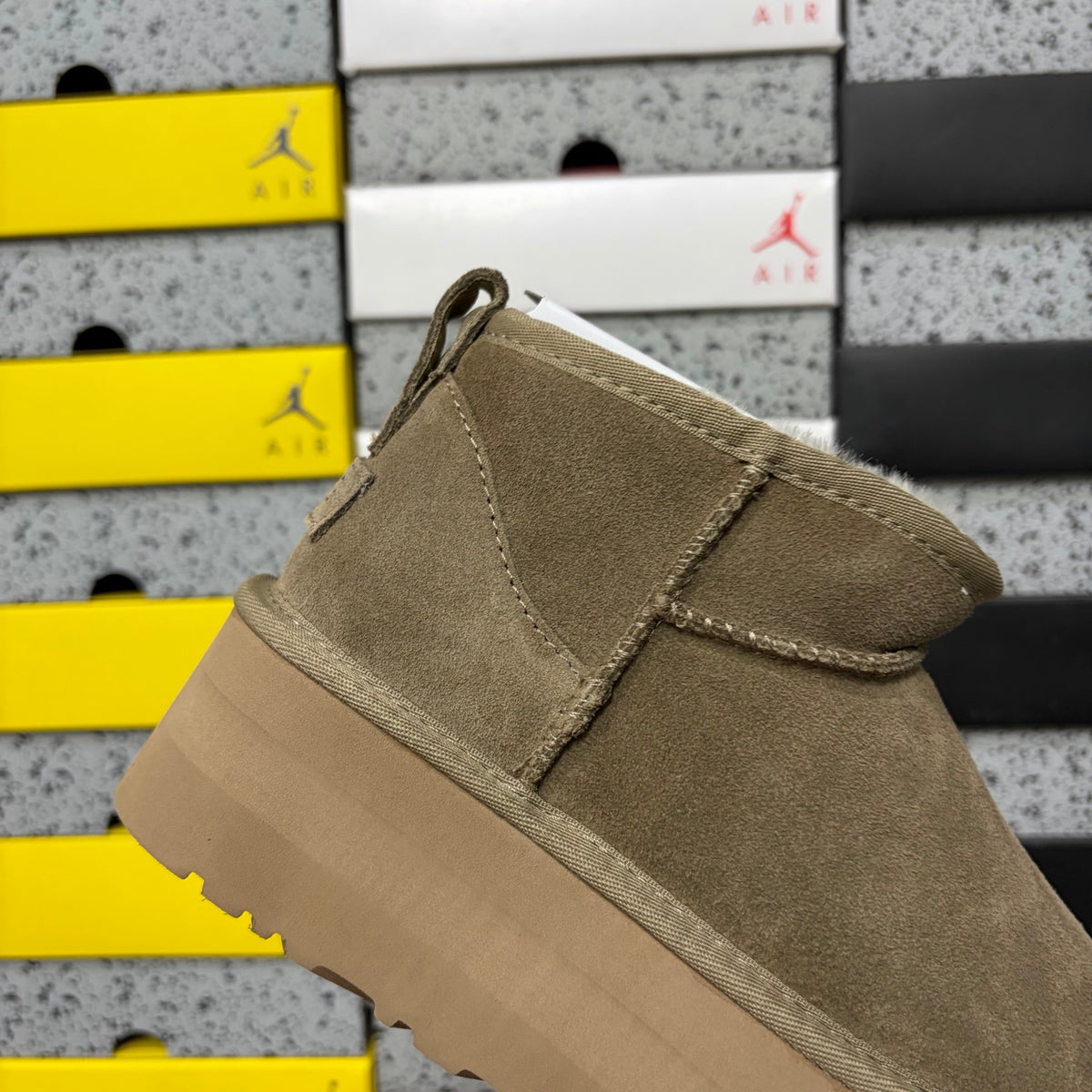 UGG Ultra Mini Platform Boots – Antelope Brown, 5 cm