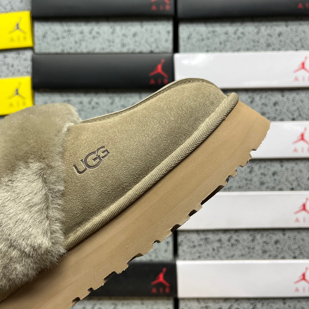UGG Disquette Platform Slippers – Antelope Brown